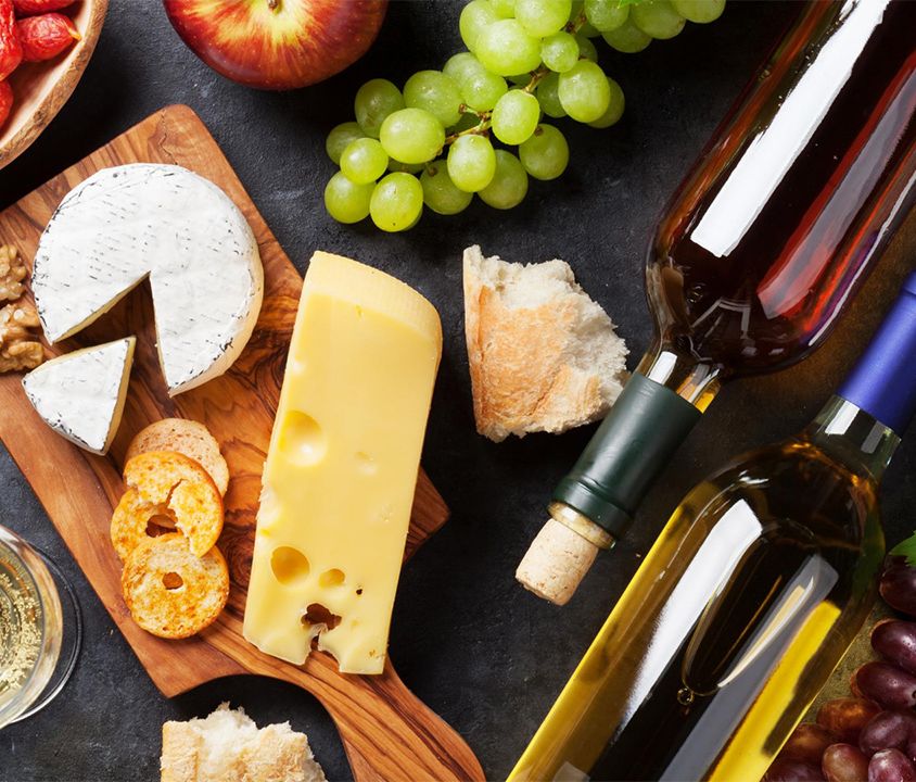 Wine and cheese route